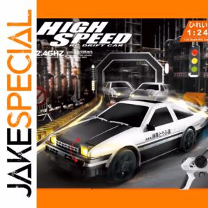AE86 RC Drift Car 1:24 Scale Black