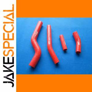 Vibrant Red Silicone Radiator Hose Kit for Yamaha YZ450F