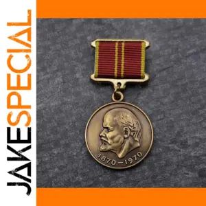 Soviet Lenin Centenary Copper Badge 32mm