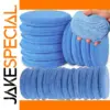 Blue Microfiber Car Applicator Set, 5-inch Diameter