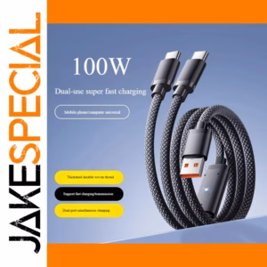 Dual-Port Type-C Fast Charging Cable 1.2m/1.8m