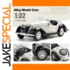 Vintage 1:32 Diecast Car Model with Pull-Back Mechanism