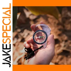 Outdoor Mini Acrylic Compass 7x5cm Waterproof