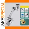 Heavy Metal Kitchen Faucet Sprayer Head with 1080° Rotation