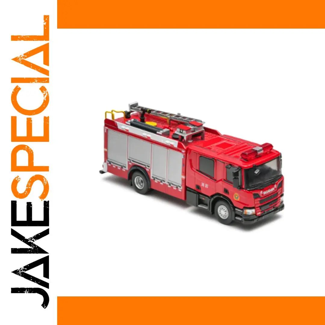 1/64 Foam Fire Truck Model for Collectors 1 1/64 Foam Fire Truck Model for Collectors