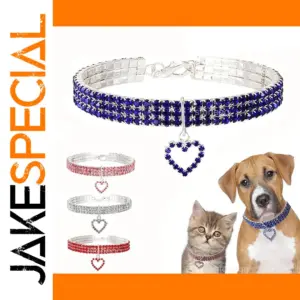 Crystal Pet Collar for Dogs and Cats