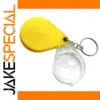 Colorful 10X Keychain Magnifier in Vibrant Colors
