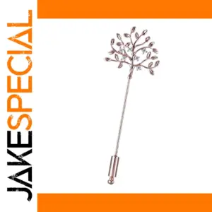 Tree of Life Brooch in Green and Grey