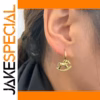 Vintage Gold Horse Earring for Women