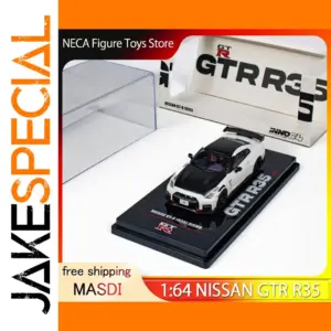 White Nissan GTR R35 Diecast Model 1:64 Scale