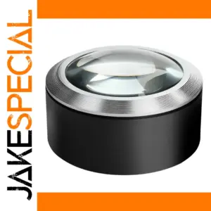 Modern 5x Magnifier with LED Light and 68mm Lens