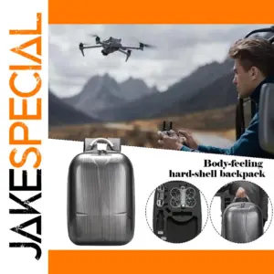Grey Hard Shell Backpack for DJI Neo2