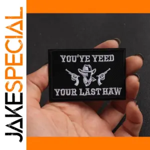 Western Cowboy Cartoon Embroidered Patches Set