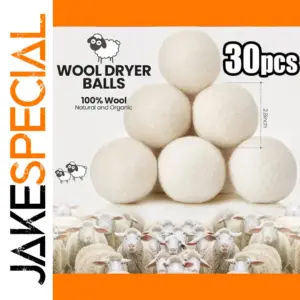 Natural Wool Dryer Balls for Laundry Softening