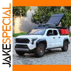 1:24 Scale White Tacoma Model with Light & Sound
