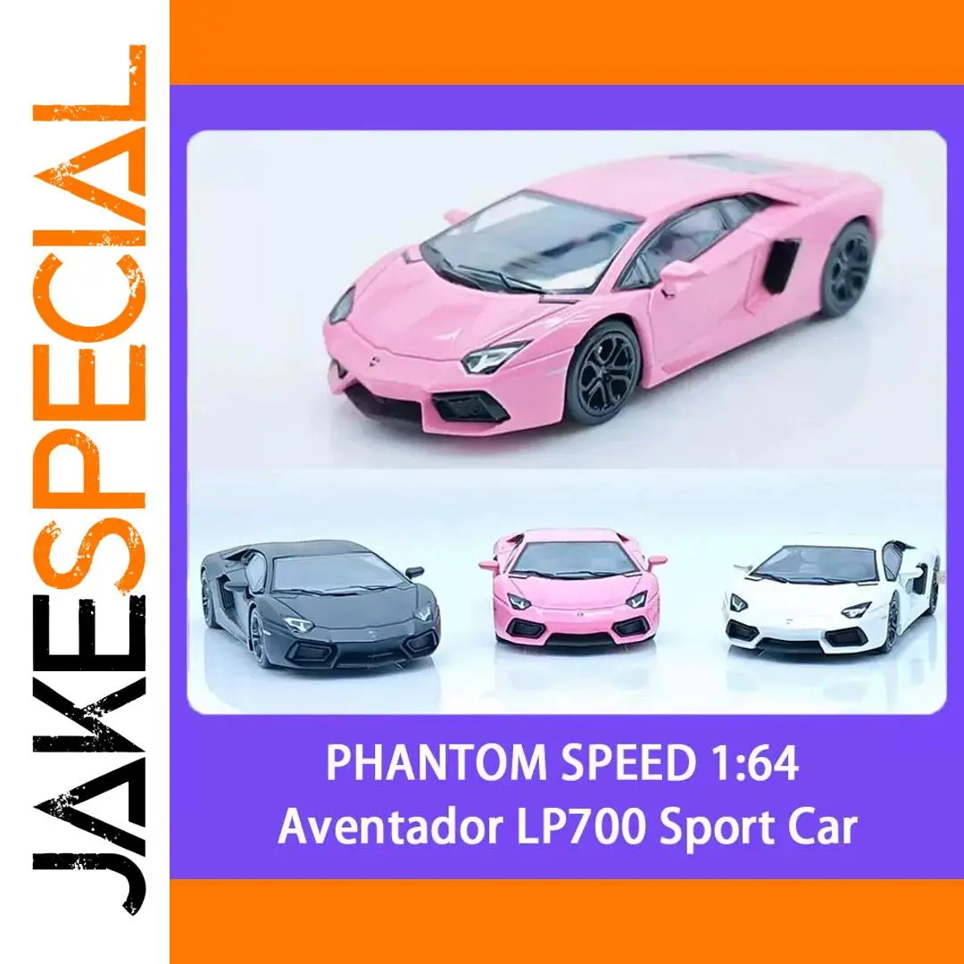 Pink Lamborghini Aventador LP700 Diecast Model 1 Pink Lamborghini Aventador LP700 Diecast Model