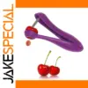 Vibrant Purple Cherry Pitter for Kitchen