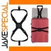 Black Durable Luggage Strap with Adjustable Buckle