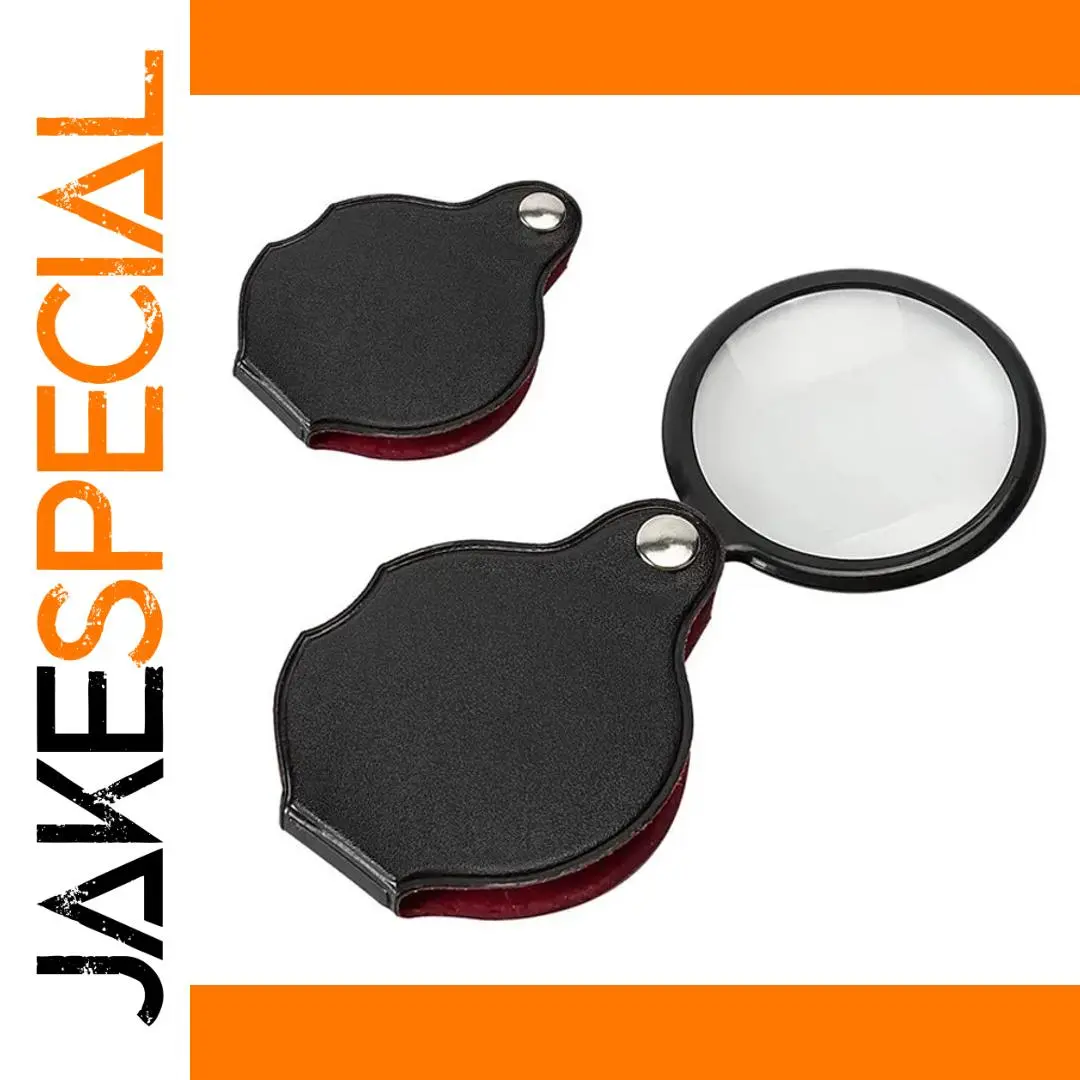 Black 50mm Handheld Magnifying Glass with 8x Zoom 1 Black 50mm Handheld Magnifying Glass with 8x Zoom