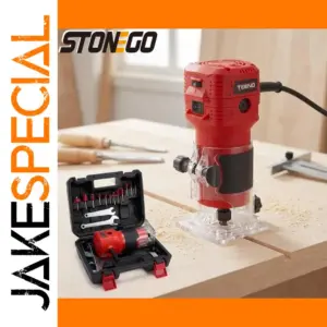 Red 650W Electric Wood Router for Precise Craftsmanship