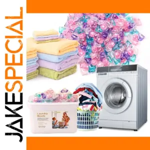 Colorful Laundry Detergent Capsules Set with Fragrance