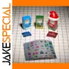 Holiday Miniature Vending Machines Scene Set