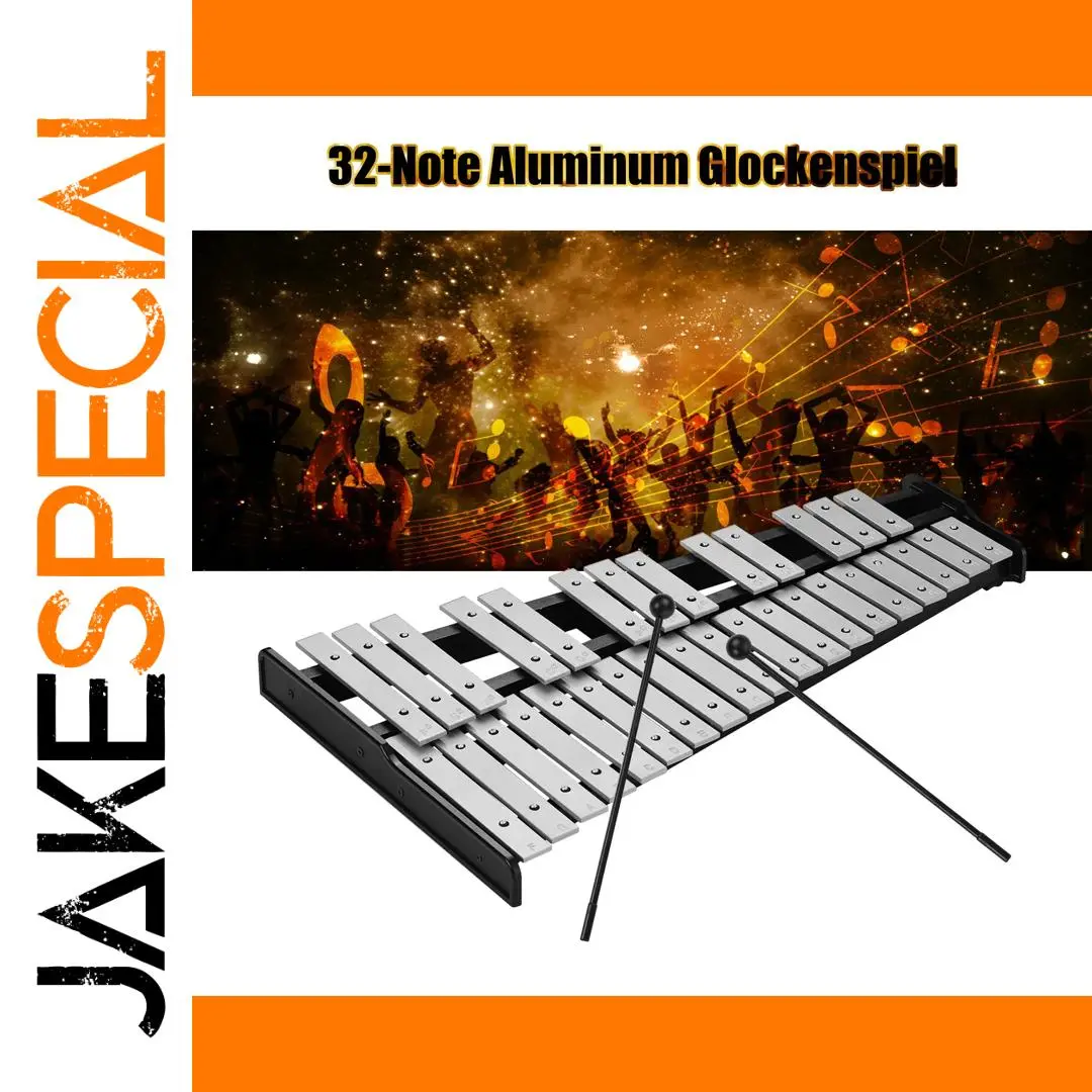 Silver 32-Note Diatonic Glockenspiel 1 Silver 32-Note Diatonic Glockenspiel
