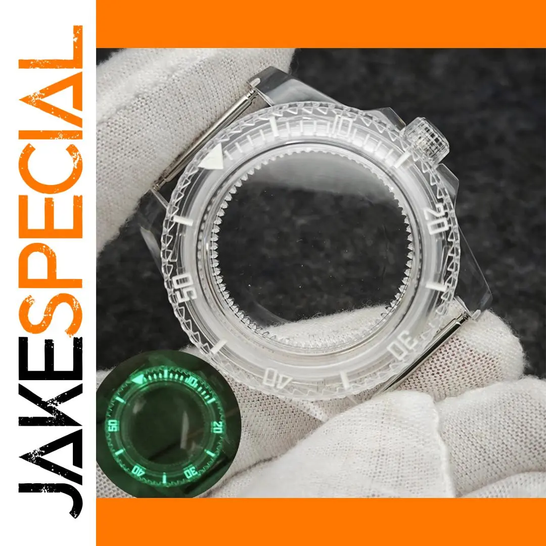 Clear Acrylic Watch Case Model NH36 for Customization 1 Clear Acrylic Watch Case Model NH36 for Customization