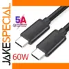 USB Type-C to Type-C Cable 60W 5A, 2m