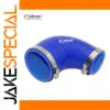 Blue Silicone Turbo Intake Pipe Connector 90° Elbow