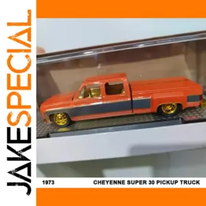 1973 Chevrolet Pickup Truck Diecast Model in Bright Orange