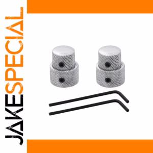 Chrome Dual Concentric Guitar Control Knobs M00502-1x2