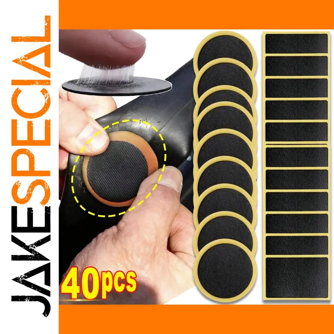No-Glue Bicycle Tire Repair Patches Set 1 No-Glue Bicycle Tire Repair Patches Set