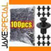 Black Automotive Door Rivets Set (50/100/5 pcs)