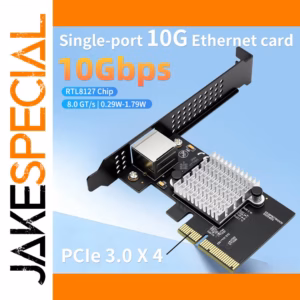 PCIe 3.0 x4 10G Ethernet Network Card