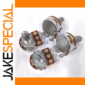 Mini Guitar Potentiometer Set 250K/500K ohms