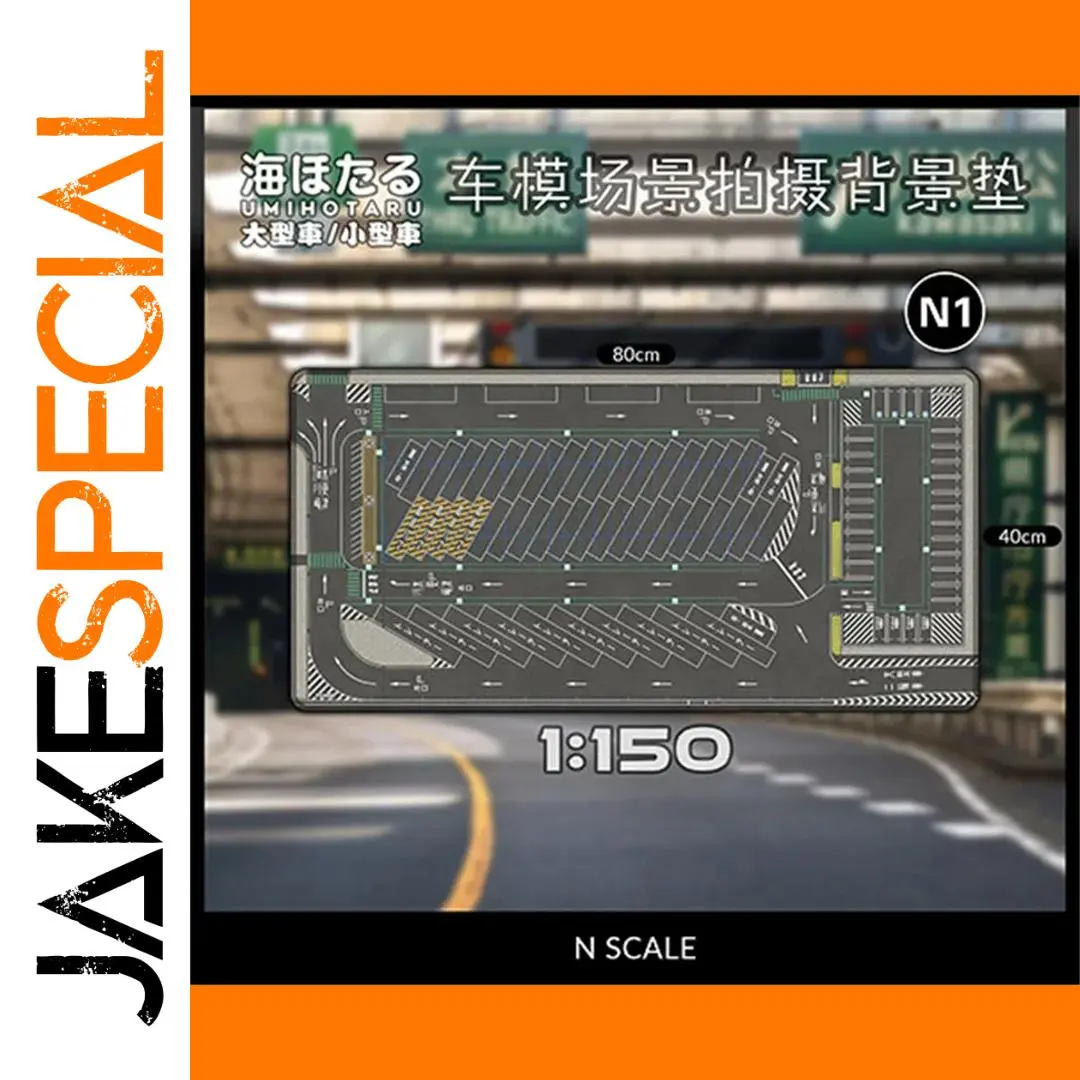 WELLY 80cm PVC Parking Scene Mat for Diecast Displays 1 WELLY 80cm PVC Parking Scene Mat for Diecast Displays