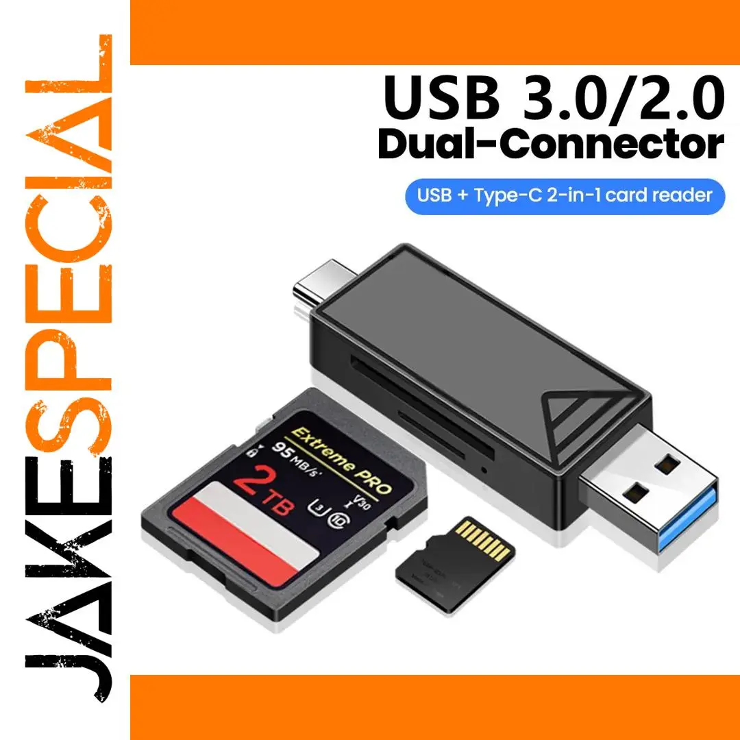 Multifunctional USB-C & Card Reader for Devices 1 Multifunctional USB-C & Card Reader for Devices