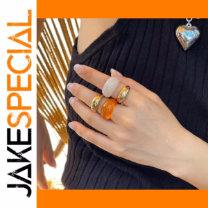 Punk Bohemian Copper Ring Set