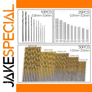 STONEGO High-Speed Steel Drill Bit Set 0.5-3.0mm