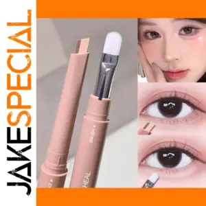 Dual-Ended Pink Eye Makeup Pencil with Shimmer
