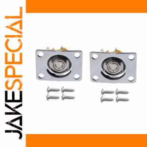 Durable 1/4" Mono Guitar Output Jack Set