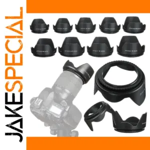 DSLR Sunshade Lens Hood 49mm-82mm
