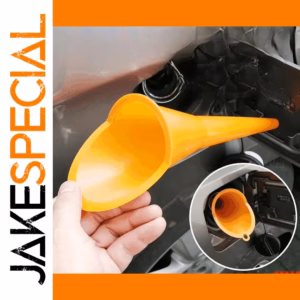 Bright Orange 29cm Long Stem Automotive Funnel