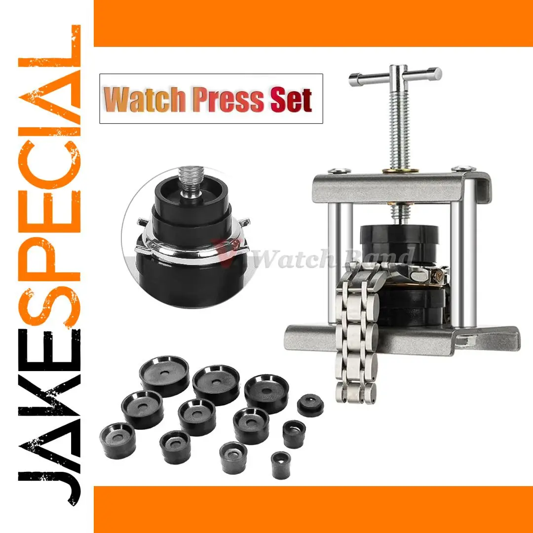 Professional Watch Press Set with 12 or 18 Dies 1 Professional Watch Press Set with 12 or 18 Dies