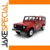 Red Land Rover Defender 1/76 Diecast Model