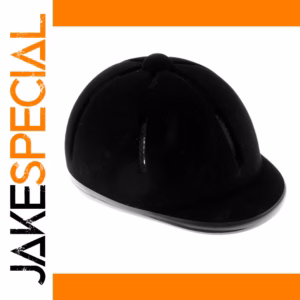 Black Kids Riding Helmet with Adjustable Fit