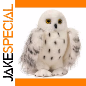 White Owl Plush Toy 20cm for Collectors