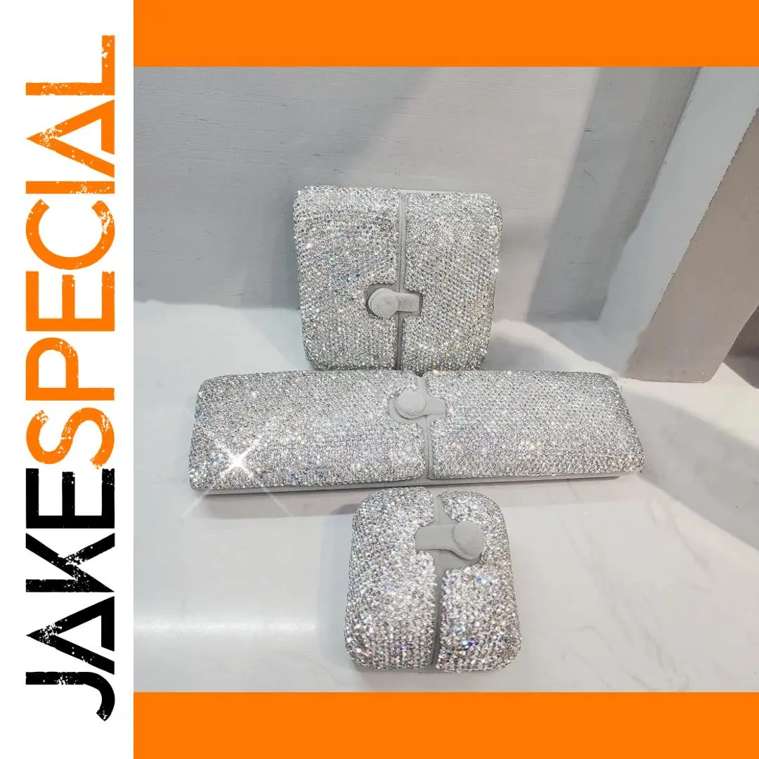 Glamorous Rhinestone Jewelry Storage Box 1 Glamorous Rhinestone Jewelry Storage Box