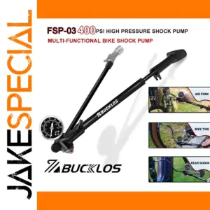 BUCKLOS 400PSI Bicycle Shock Pump